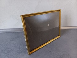 Vintage Danish jyden metal photo frame from the 70s