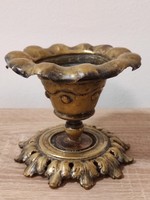 Antique copper candle holder!