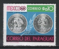 Paraguay 0115 mi 1865 post office clean 0.30 euros