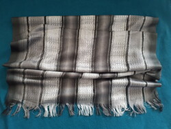 Beautiful pashmina / stole / scarf in gray and silver