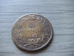 5 Centesimi 1867 ( n ) Italy
