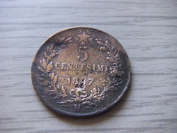 5 Centesimi 1867 ( m ) Italy
