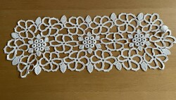 A beautiful ecru crochet tablecloth with Irish technique