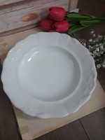 Czech snow-white deep plates