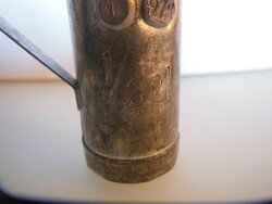 Measuring cup - metal - 6 x 3 cm - 3.2 cl - antique - perfect