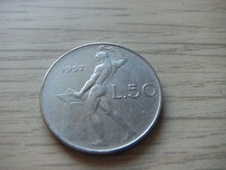 50 Lira 1957 Italy