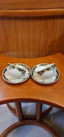 Zsolnay Sissy patterned teacups