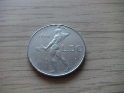 50 Lira 1966 Italy