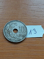 Belgium belgique 10 centimes 1923 i. King Albert, copper-nickel 13
