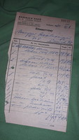 1940 CC. Ernő Rkelbach's Budapest iron goods trade invoice according to the pictures