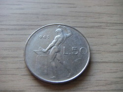 50 Lira 1963 Italy