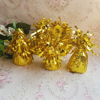 New set of 5 gold-colored weights, weights for balloons