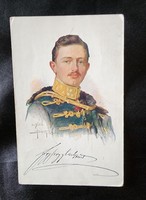 1916 Last Hungarian king iv. Charles era photo photo sheet Habsburg monarch field post