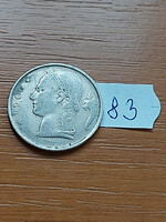 Belgium belgie 5 francs 1960 copper nickel 83