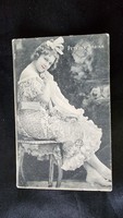 Approx. 1907 Petráss sarika sari zszassa a diva prima donna marked photo sheet