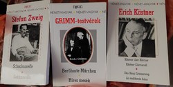 3 db kétnyelvű (német-magyar) könyv egyben eladó  (Akár INGYENES szállítással!)
