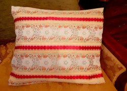 Baroque style cushion cover.