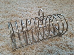 Silver plated toast holder