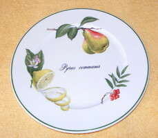 Francia porcelán gyümölcsös tányér