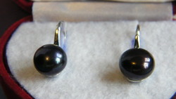 Freshwater pearl, 925 silver earrings