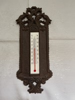 Fairy cast iron thermometer 26 cm high, 11 cm wide.