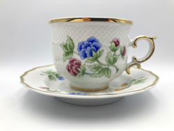 Hölóháza hydrangea tea cup + saucer