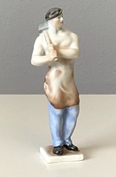 Kovácsmester Herend painted porcelain figurine 16 cm