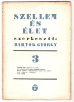 Bartók György: ﻿Szellem És Élet  1936