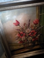 Festmény ,- virágcsendélet