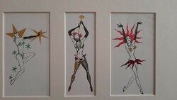 Eric Vogel: dancers, 3 prints,