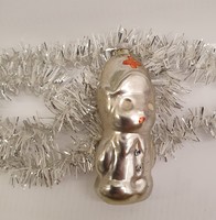 Old Soviet Christmas tree decoration made of glass
