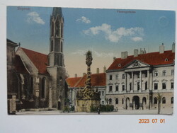 Old postcard: Sopron, County Hall (1929)