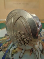 Trébelt, art nouveau silver pipe jar