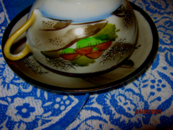 Japán tojáshéj  teás csésze és tányér