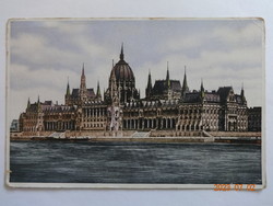 Régi képeslap: Budapest, Országház, Parlament