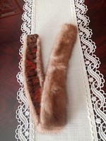 Real fur: Austrian mink scarf / collar