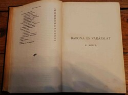 RITKA!! Dr. Lehmann Alfréd: Babona és varázslat I-II kötet első kiadás