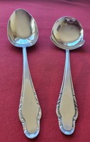 2 pieces of sola spoon cutlery spoon silver color