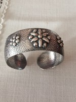 Old, flawless, silver-plated, goldsmith bracelet / bangle - for Mother's Day!!!