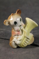 Porcelain musical teddy bear 248