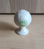 Rare! Retro Budapest porcelain factory small porcelain soccer ball ftc