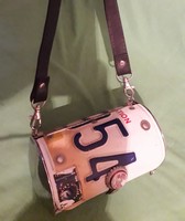 Extravagant trendy unique - littlearth ohio metal license plate side bag - as shown in the pictures