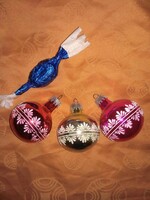 Christmas tree decoration - 3 small balls together