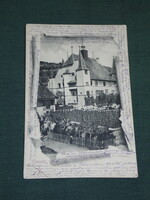 Képeslap, Postkarte, Svájc Cressier  Le Chateau , vár látkép, részlet