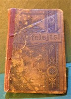 1914-es kiadású "mini" verses kötet: NEFELEJTS  /8x12 cm! Gyűjtötte: Decsényi Tihamér
