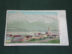Postcard, postcard, gruss von aldrans, bei innsbruck , litho,. World war, national guard, soldier letter