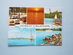 Postcard (10) - Balaton mosaic 1970s