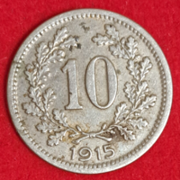 1915. Ausztria 10 Heller (886)