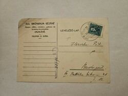 1934-es Fejléces levelezőlap ZALALÖV
