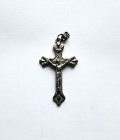 Italy, silver-plated - Jesus on the cross pendant